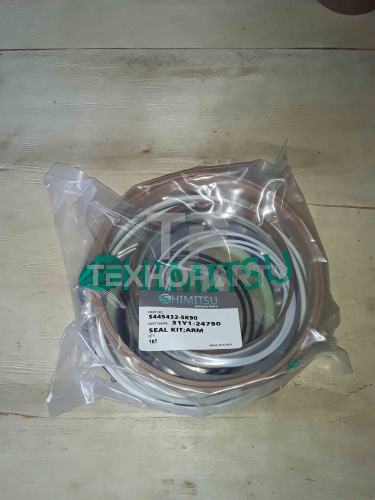 Ремкомплект гидроцилиндра рукояти S445432-SK90 R450LC-7 Shimitsu для спецтехники 