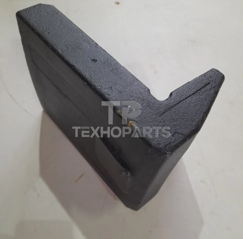 Угловая защита шва - пятка 250-188 Black Rock для спецтехники 