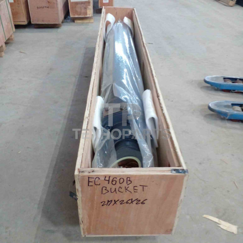 Гидроцилиндр ковша S646371 EC460B без трубок Shimitsu для спецтехники 
