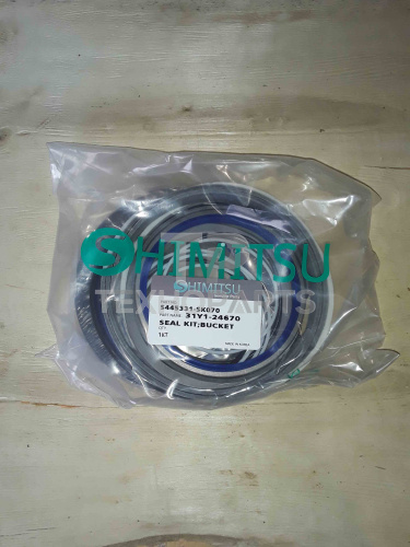 Ремкомплект гидроцилиндра ковша S445331-SK70 R450LC-7 Shimitsu для спецтехники 