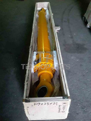 Гидроцилиндр ковша S432101 R330LC-9 без трубок Shimitsu для спецтехники 