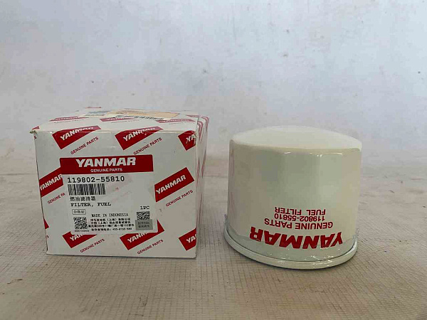 Фильтр топливный 119802-55810 Yanmar для спецтехники 