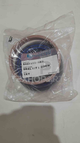 Ремкомплект гидроцилиндра стрелы S421153-SK0 R210LC-7 Shimitsu для спецтехники 