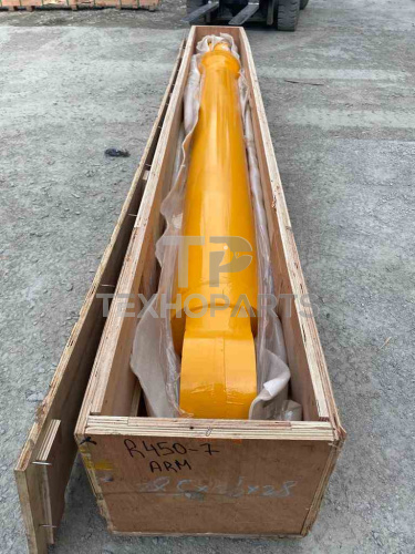 Гидроцилиндр рукояти S445432 R450LC-7 без трубок Shimitsu для спецтехники 