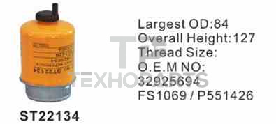 Фильтр топливный ST22134 STAL для спецтехники 